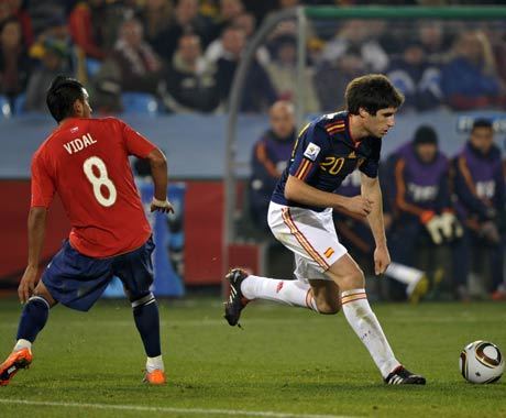 Javi Martinez Spain 2-1 Chile WM 2010