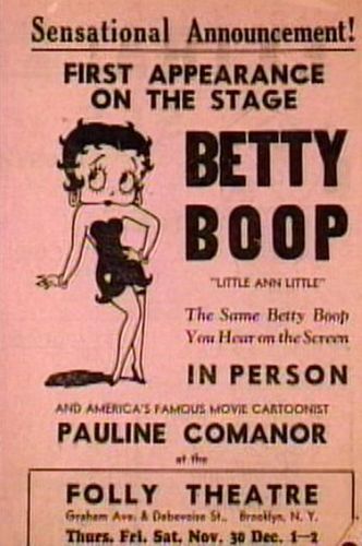  Little Ann Little as Betty Boop Leaflet