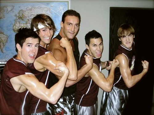  Logan, James, Chris Masters, Carlos, and Kendalls' muscles