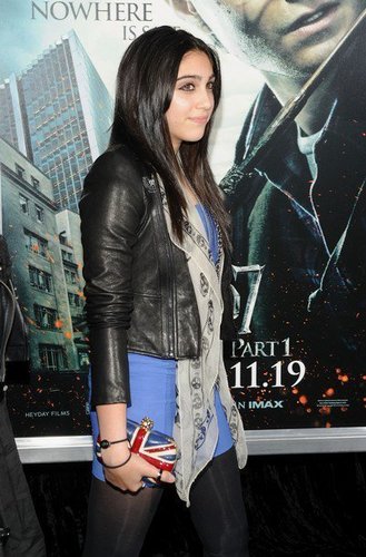  Lourdes on the premiere of Harry Potter 7