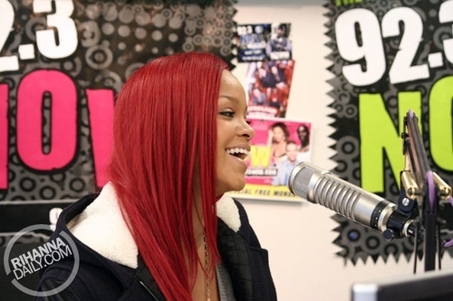  Rihanna @ Interview with Lisa Paige at 92.3 NOW 11/16/10