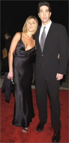  jennifer & david at the people's choice awards in 2001