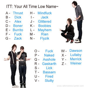  All Time Low name
