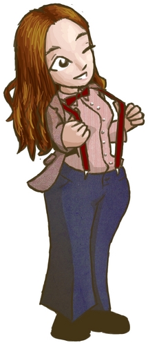  Amy as The 11th Doctor