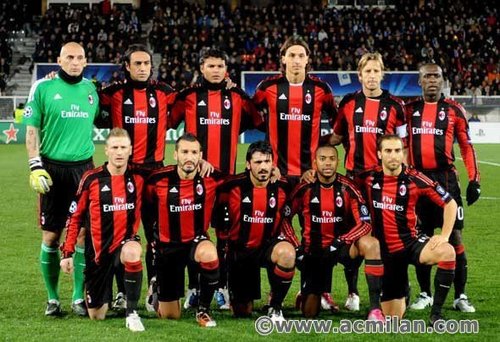 Auxerre-Milan 0-2, Champions League 2010/2011