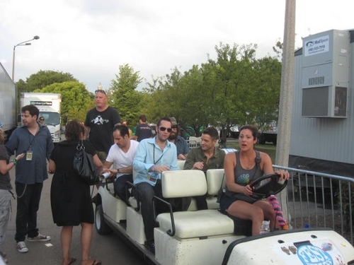  Brandon and Ronnie riding around at Lollapalooza