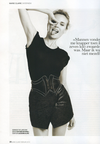  Diane Kruger - Marie Claire (Dutch, February 2010)