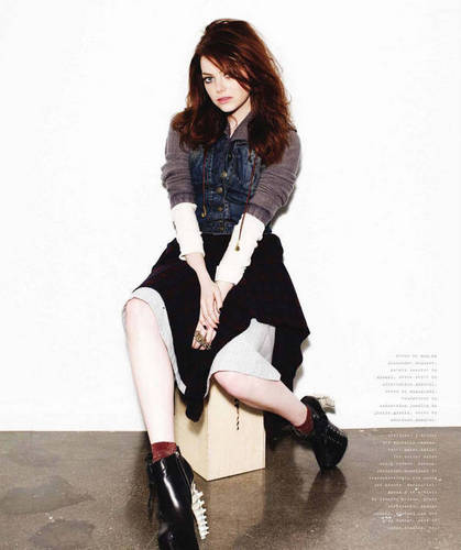  Emma in Nylon Magazine - October 2010
