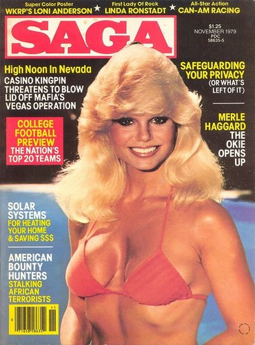  Loni Anderson, Cover of Saga Magazine