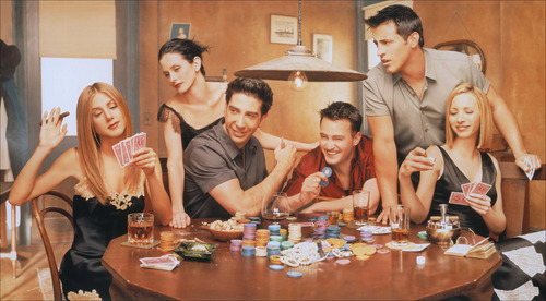  Matt LeBlanc with Matthew Perry, Courteney Cox, Jennifer Aniston, Lisa Kudrow, and David Schwimmer