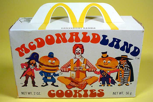  McDonaldland biscoitos, cookies