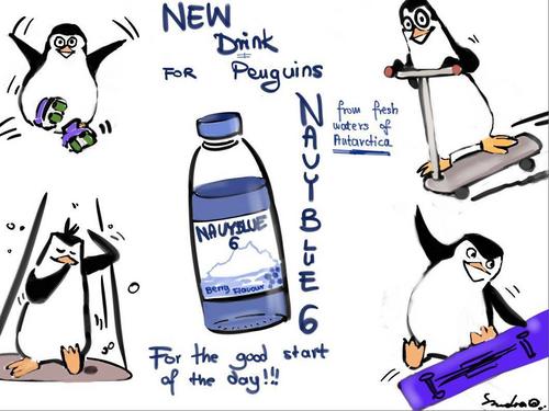  New ペンギン Drink Advert