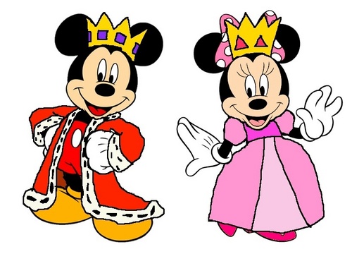 Prince Mickey and Princess Minnie - Masquerade