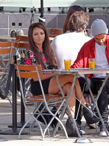  SPOTTED: Vampire Diaries' Katerina Graham spending a romantic dia with her boyfriend,Cottrell Guidry