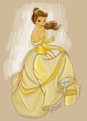 Simple Belle Sketch in Photoshop