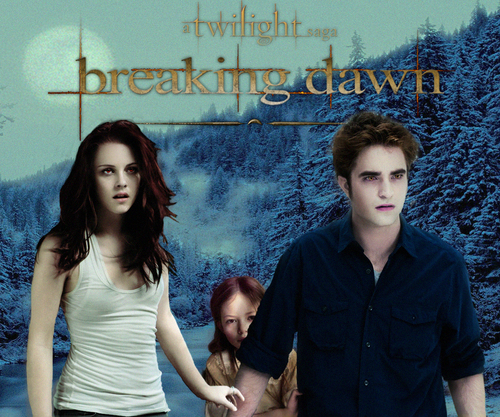 Breaking Dawn Poster. Edward, Bella, Renesmee