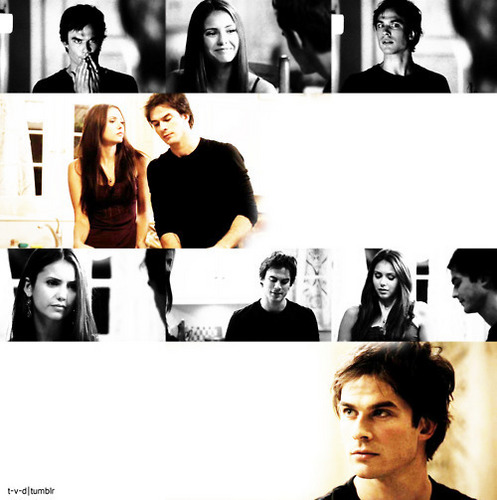  Damon&Elena. <3