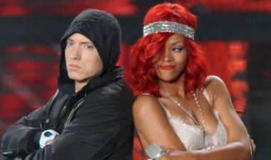 Eminem and Rihanna...