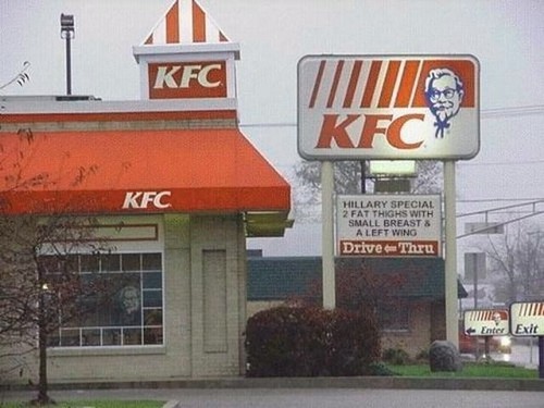  Funny Kentuky Fried Chicken Sign