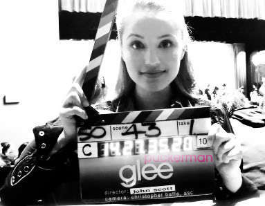  Glee {Behind the scenes}