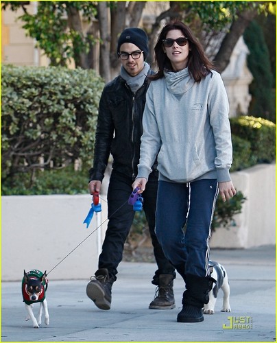 Joe Jonas & Ashley Greene: Dog Walker Duo (November 26)