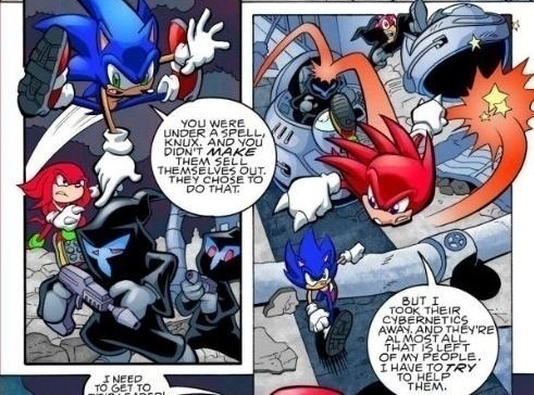 Knuckles and Sonic StH 189
