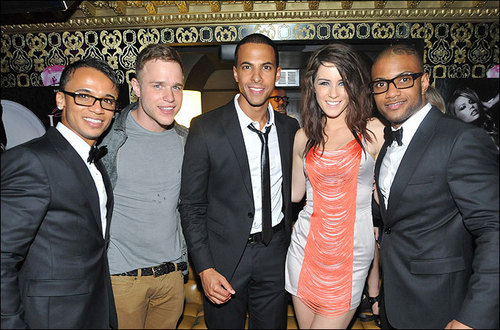  Olly Murs and JLS.