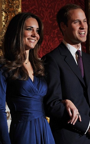  Prince William and Kate Middleton announcing engagement