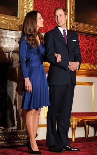  Prince William and Kate Middleton announcing engagement