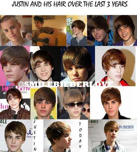  See How Justin & his Hair have Changed in the Last 3 Years
