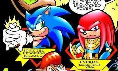 Sonic: Hero of Mobius, Enerjak: Knuckles' turned villain StH 182