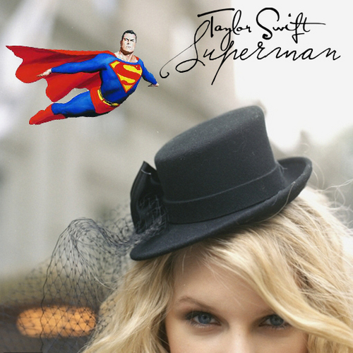  Taylor rápido, swift - super-homem [My FanMade Single Cover]