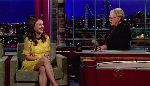  The Late প্রদর্শনী with David Letterman: 15th appearance, promoting "Black Swan"