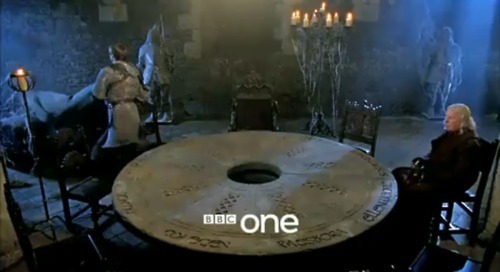 The Round Table Merlin On Bbc Photo, Merlin Round Table