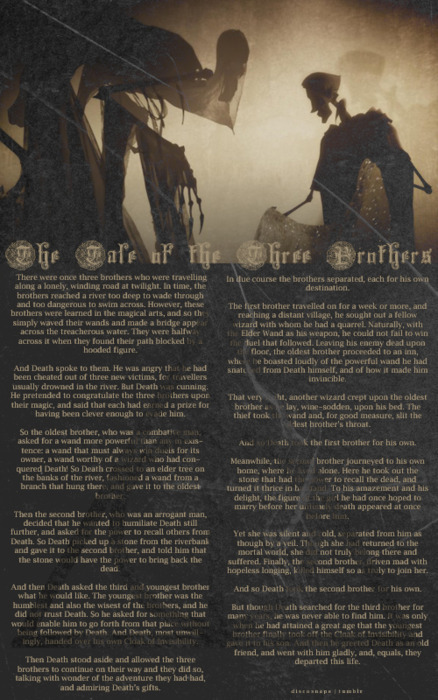 The Tale of the three brothers - Harry Potter Fan Art (17297063) - Fanpop