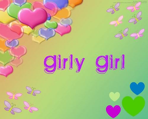  girly দেওয়ালপত্র