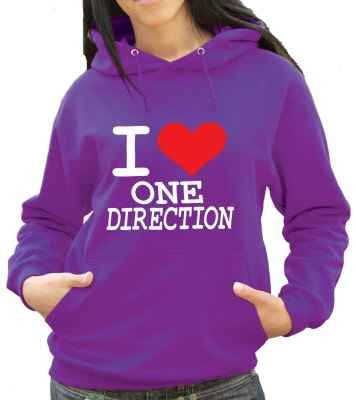 1 Direction Hoodie (I Love 1D) I Own 1:) x