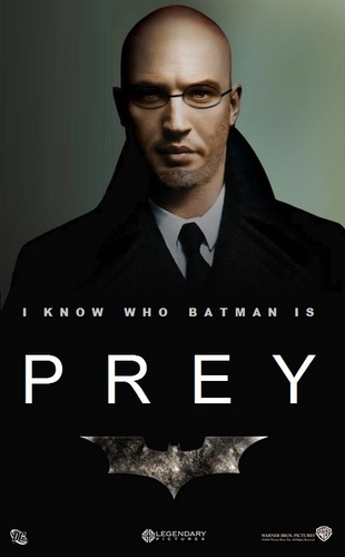  Бэтмен PREY Poster Tom Hardy as Hugo Strange