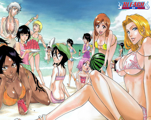  Bleach Girls at the plage