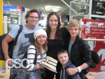 Cody with his family