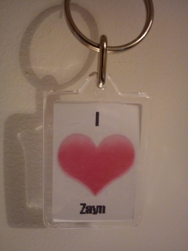  I tình yêu Zayn Keyring (I Own This:) (He Owns My tim, trái tim & Always Will) :) x