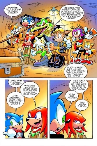 Knuckles in an AWESOME outfit!