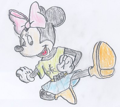  Minnie Kick in Kung Fu