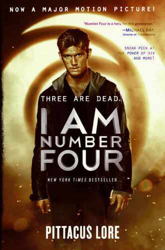  New I AM NUMBER FOUR book cover!!!