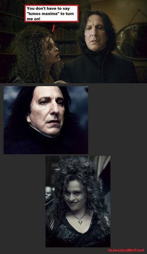  Snape and Bellatrix