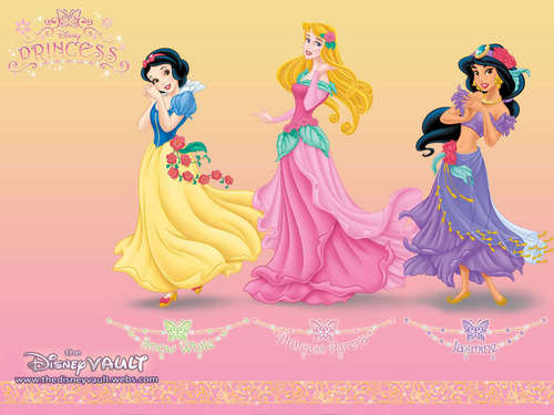  Snow White,Aurora,Jasmine