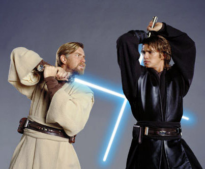 obi-wan kenobi and Anakin skywalker 