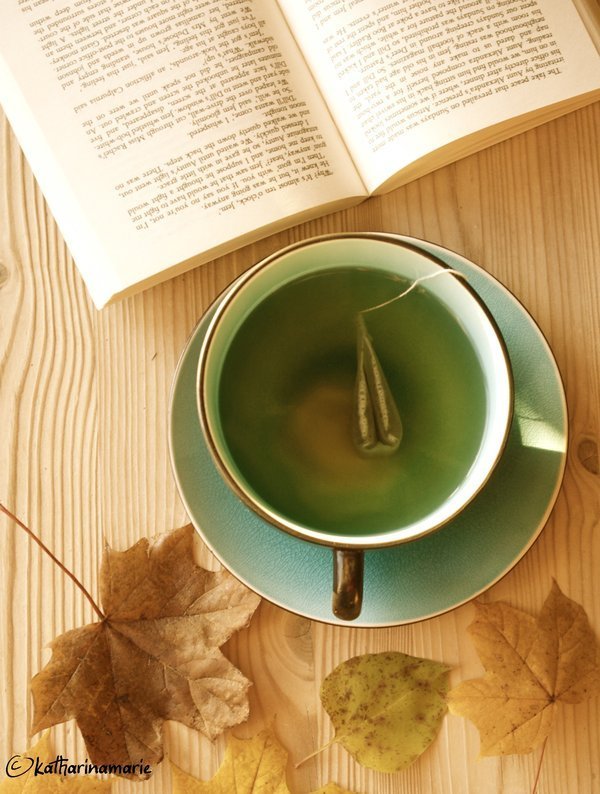 tea. books. autumn
