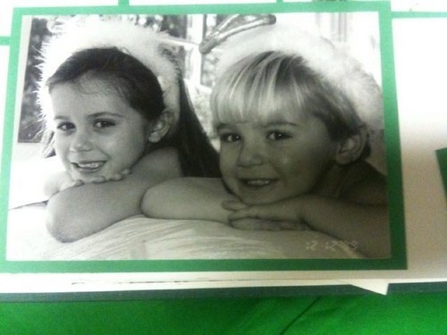  Chris with Caitlin as a little baby:))