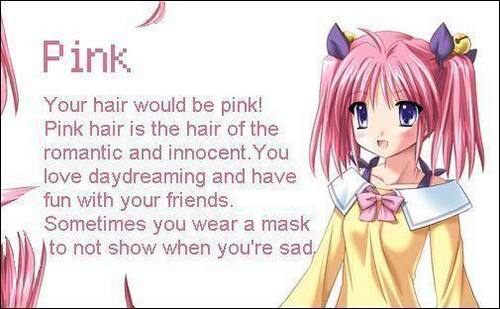  गुलाबी Hair